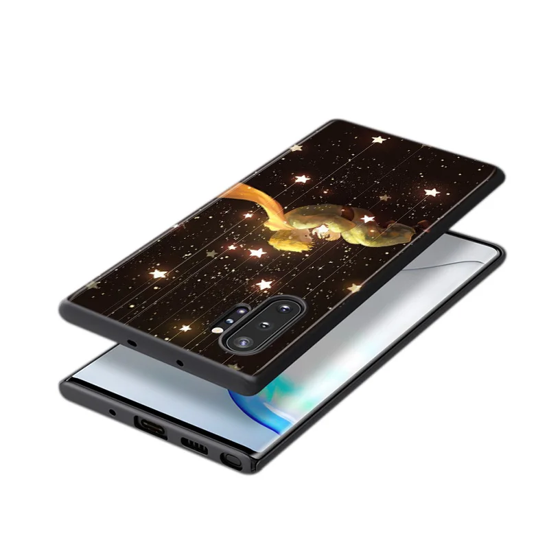 

Cute Anime Little Prince For Samsung Galaxy Note 20 10 9 8 S21 S10 S10E S9 S8 S7 Ultra Lite Plus Pro 5G Black softPhone Case