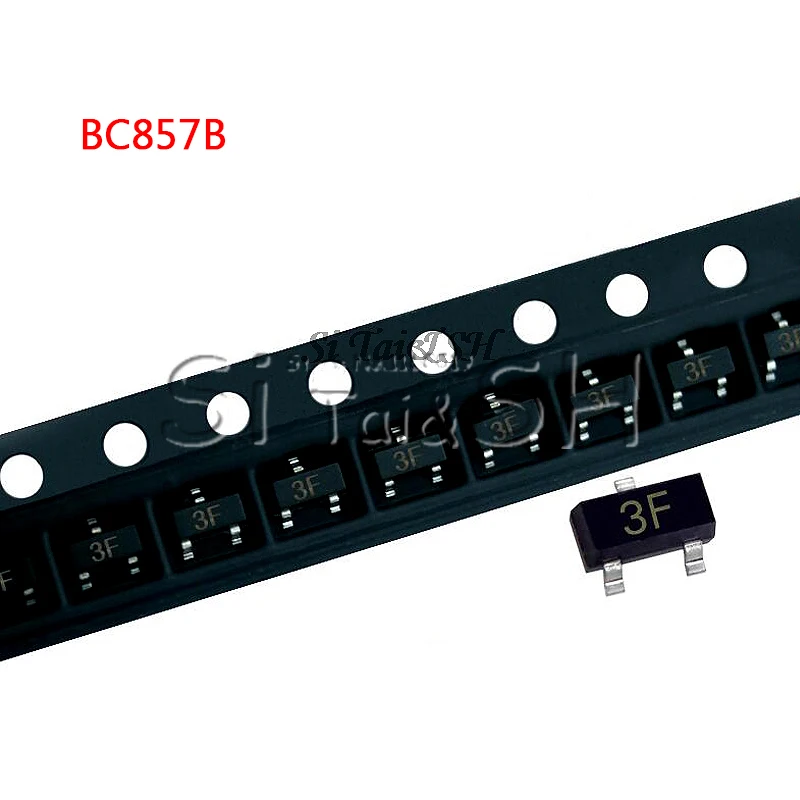 

100 шт. BC857B SOT23 BC857 SOT SMD SOT-23 3F новый транзистор