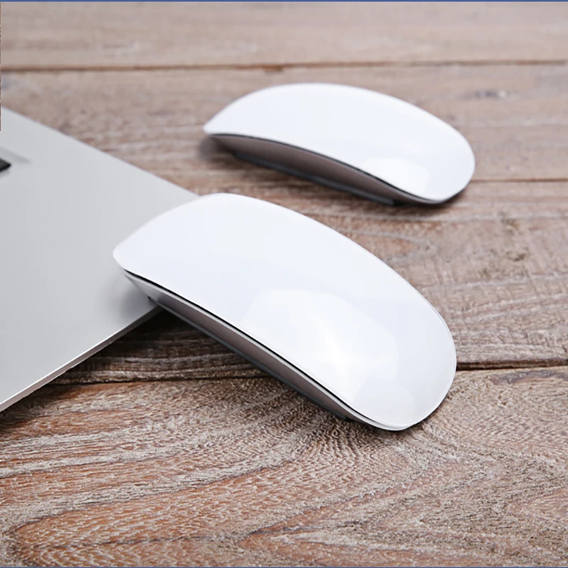 Мышь 2 4G Bluetooth-совместимая с Mac Book Air для Pro эргономичный дизайн перезаряжаемая