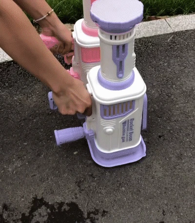 Пусковая установка для создания пузырей в форме ракеты электрическая