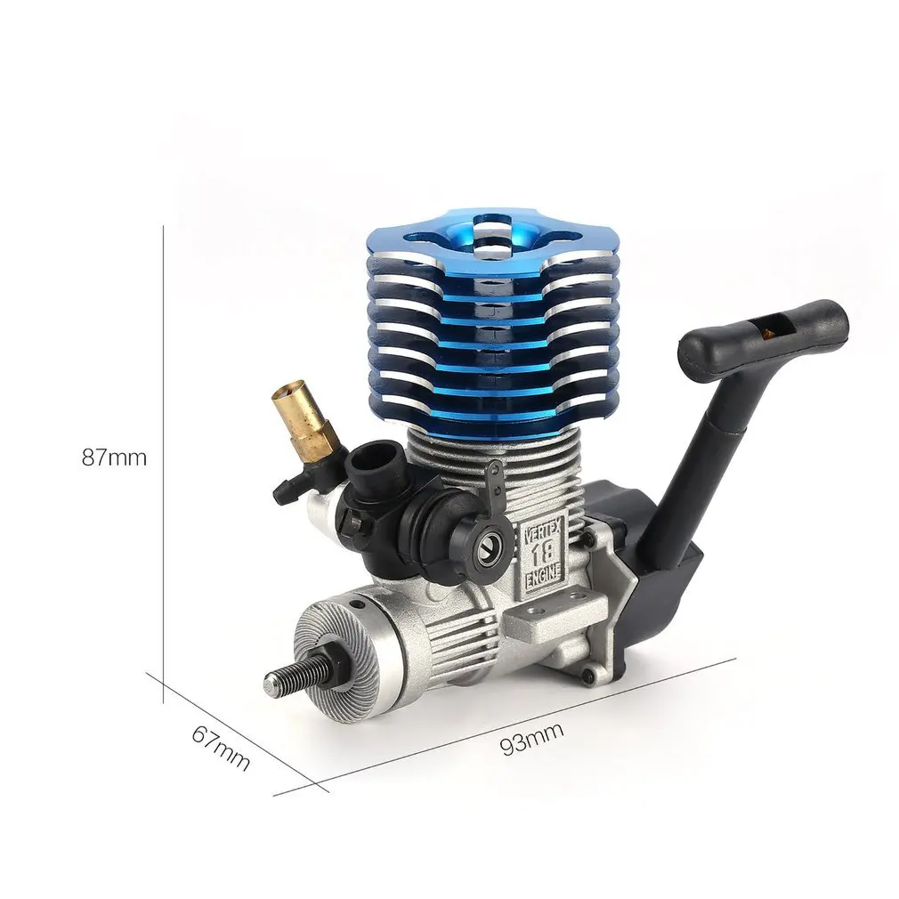 

VX 18 2.74CC Metal Pull Starter Engine for RC 1/10 HSP HPI Redcat Nitro Racing Car Off-Road Buggy Bigfoot Truck On-Road
