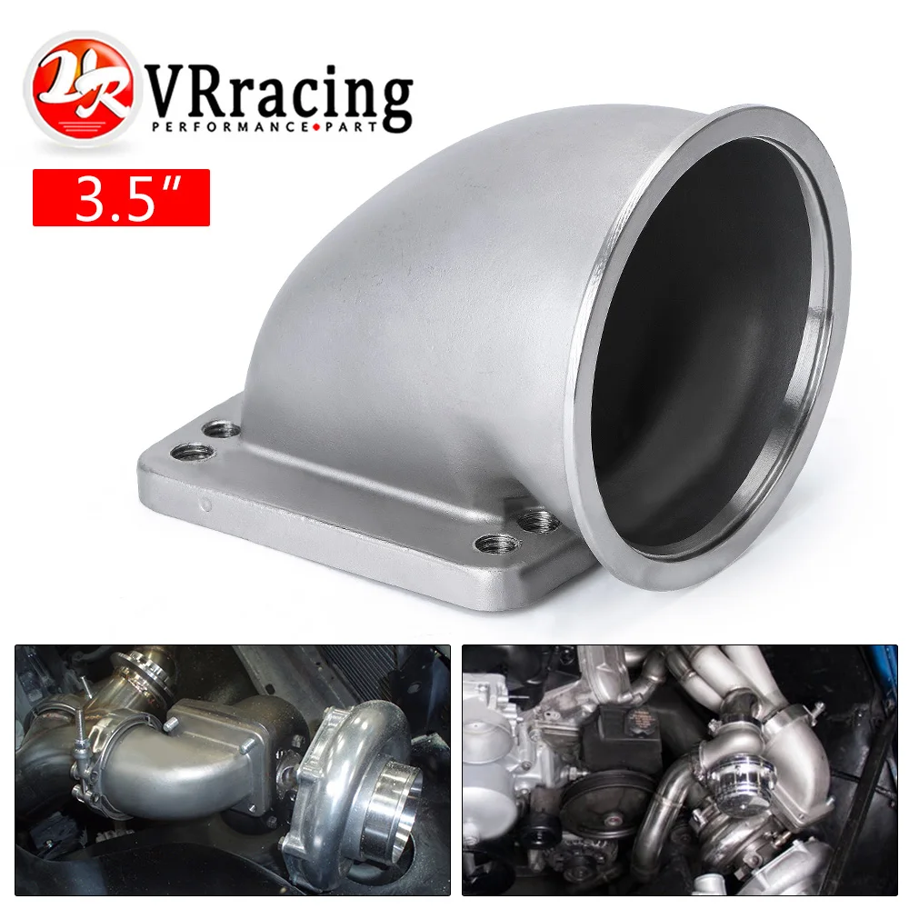 

VR-3,5 "Vband 90 градусов для модели" Cast Turbo "локоть адаптер фланец 304 нержавеющая сталь для T3 T4 турбонагнетатель VR-TEA35