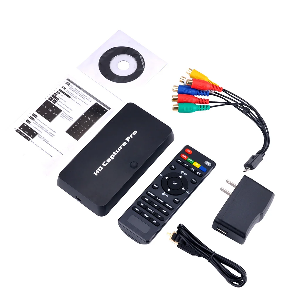 

HD Video Capture 1080P Recorder USB 2.0 Playback Capture Cards w/ Remote Hardware H.264 Encoding For Xbox One PS4