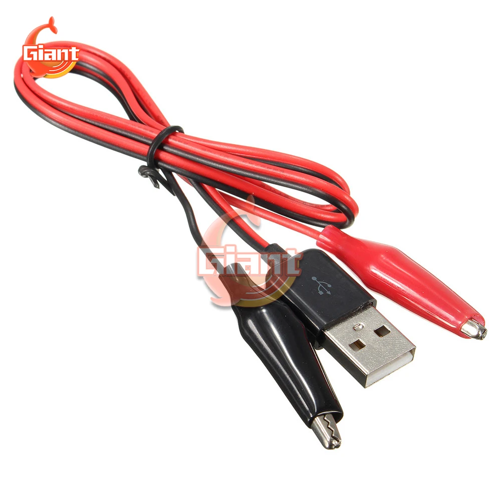 Высококачественные тестовые зажимы типа крокодил к USB разъему папа адаптер
