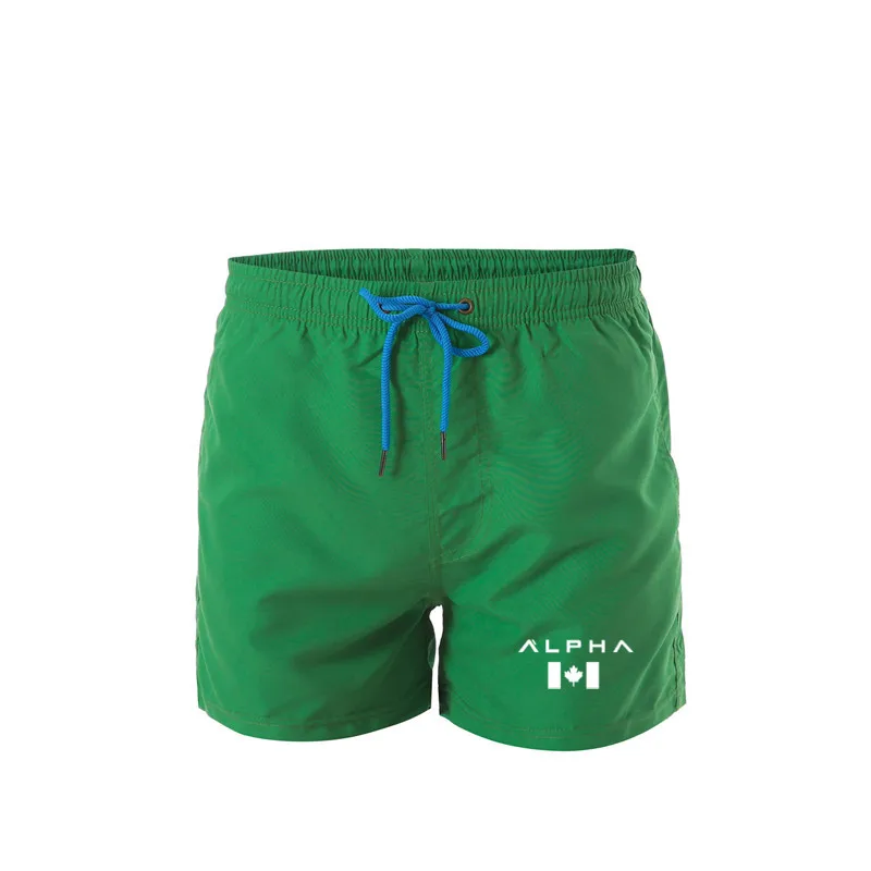 Шорты мужские спортивные с принтом модные повседневные пляжные приталенные для