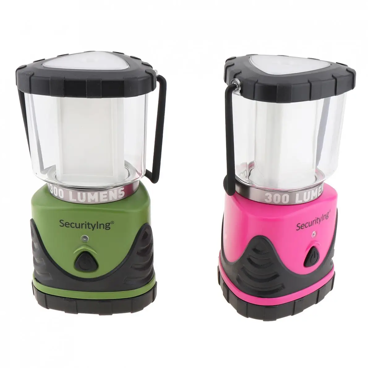 

SecurityIng Portable Outdoor LED Lantern Ultra Bright 12LED 300lm 3 Modes Battery Powered Shockproof Waterproof Camping Lanterns