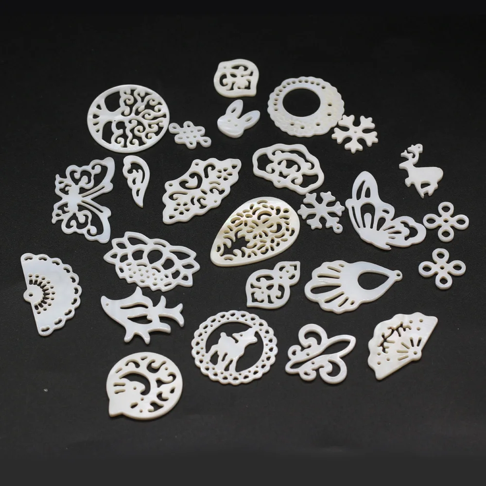 

Wholesale Natural Shell Beads Rabbit Shape Loose Beads for Fashion Jewelry Making DIY Necklace Earrings Accessories