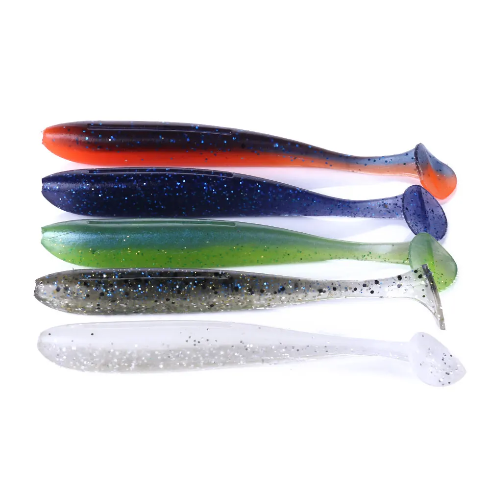 6pcs soft Fishing Lures 9cm 9.5cm 11cm 10.5cm swimbait Soft Baits Wobbler Bass Bait pesca Artificial Tacke | Спорт и развлечения