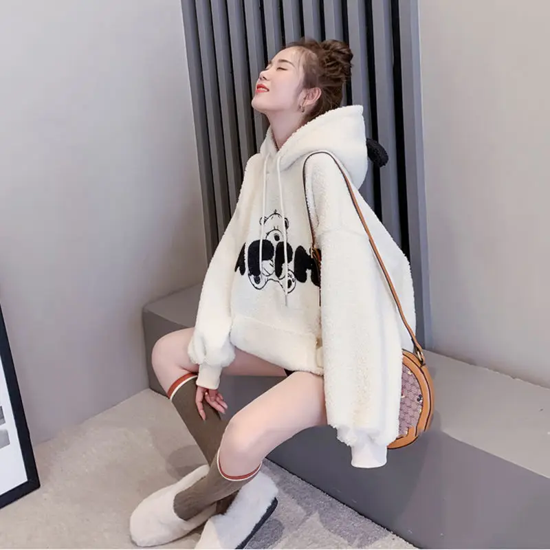 

Hoodies Women Hooded Sweater for Women Baggy Coat Hoodies Sweatshirts Tops Sudaderas