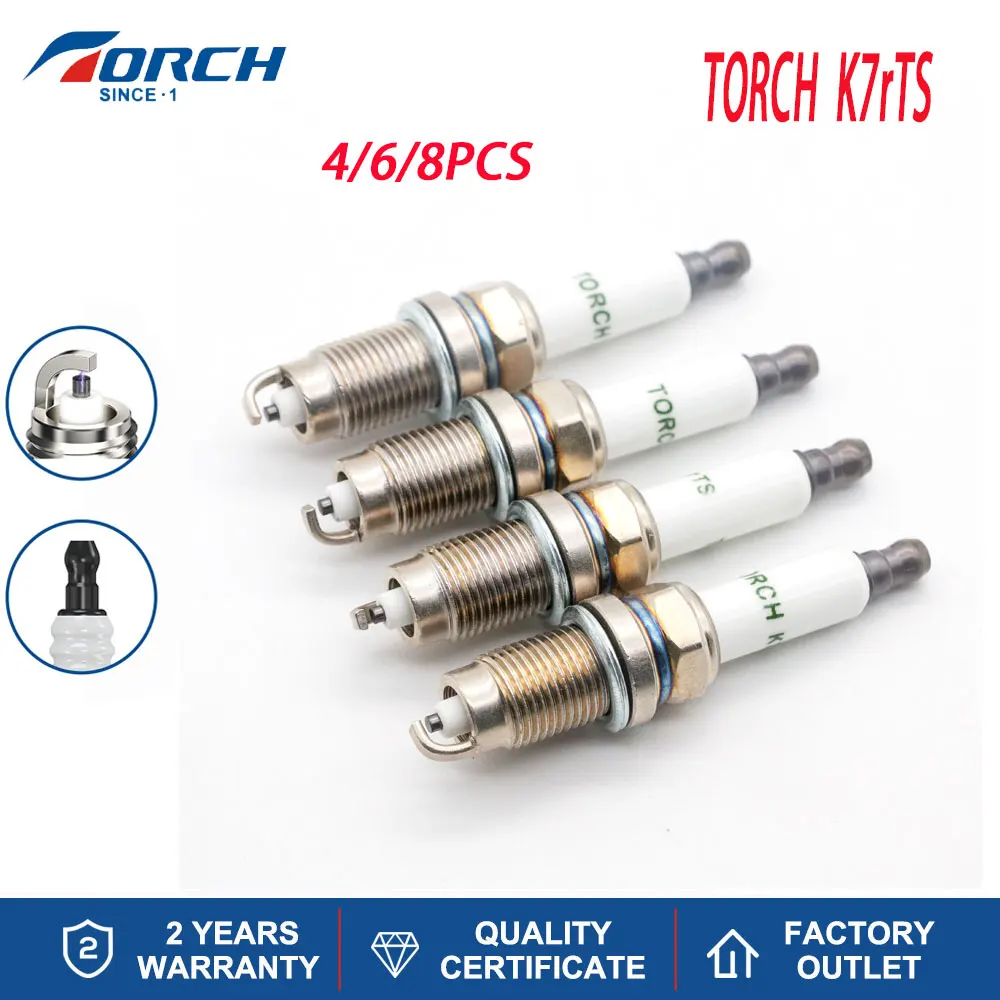 

Candle Replacement for Candle ZFR6T-11G Spark Plug Torch K7rTS Denso KJ20DR-M11Autolite 5903 for F7HER02 Brisk DOX15LE1