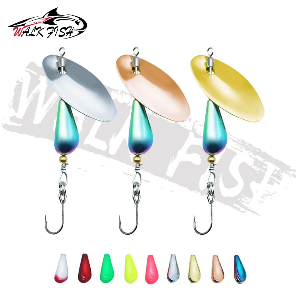 WALK FISH искусственная вращающаяся блесна 3 2 г/6 8 г металлическая приманка с