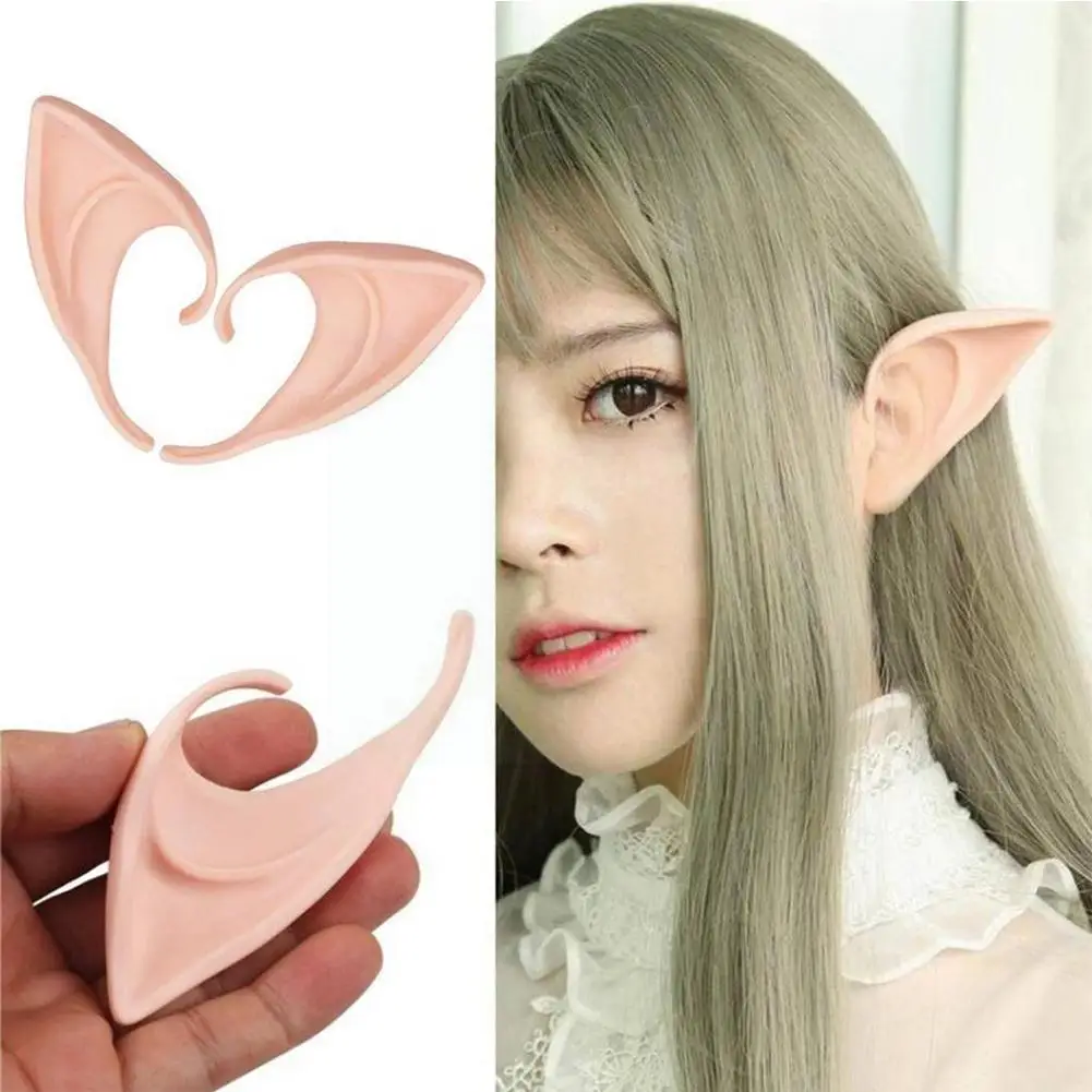 

Party Decoration Latex Ears Fairy Cosplay Costume Accessories Adult Toys Kids Supply Props Photo Elf Ears Angel Elven Hallo B6N5