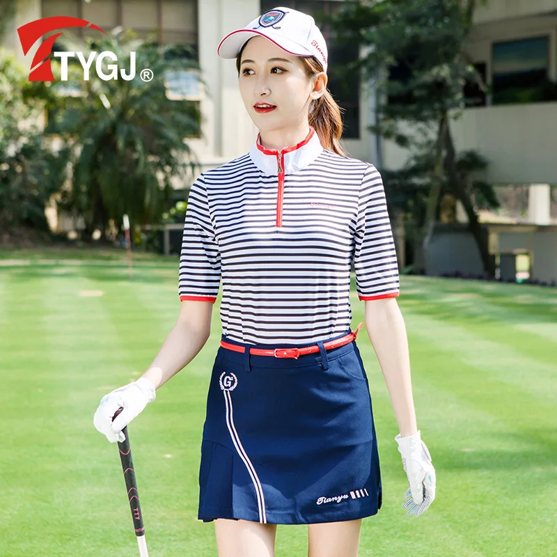 

Women‘s Golf Clothing Woman's Short Sleeve Golf T-shirt Women Tennis Quick Dry Top Golf wear Woman Golf Clothes