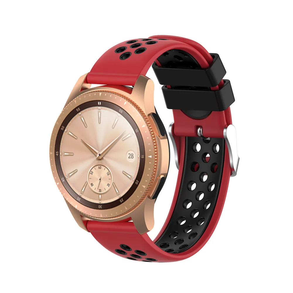 20 мм силиконовый браслет для Garmin Vivoactive 3/HR для Ticwatch 2/E/C2 для samsung gear R600/Galaxy Watch R815 Смарт-часы