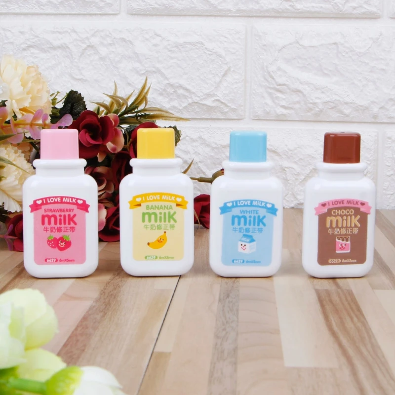 Корректирующая лента канцелярские товары мультяшный стиль бутылки молока