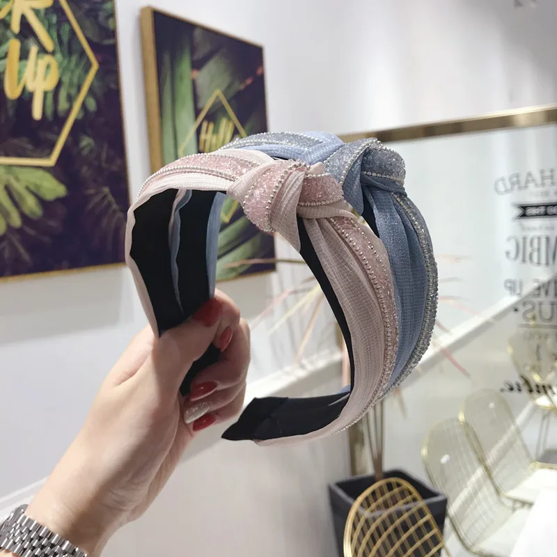 Корейский плетенная повязка для головы ленты волос аксессуары высокого качества