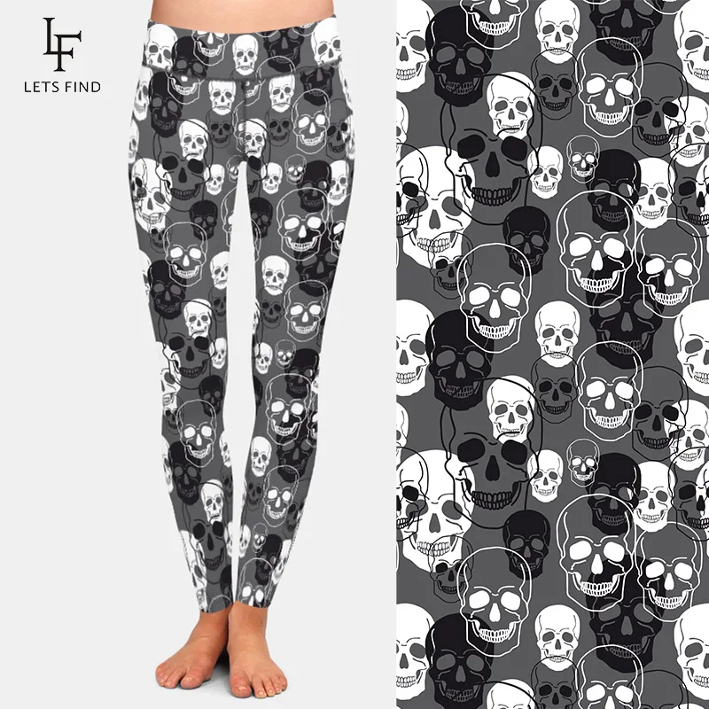 LETSFIND 2020 Новое поступление 3D жилетка с рисунком черепа из молочного шелка принтом