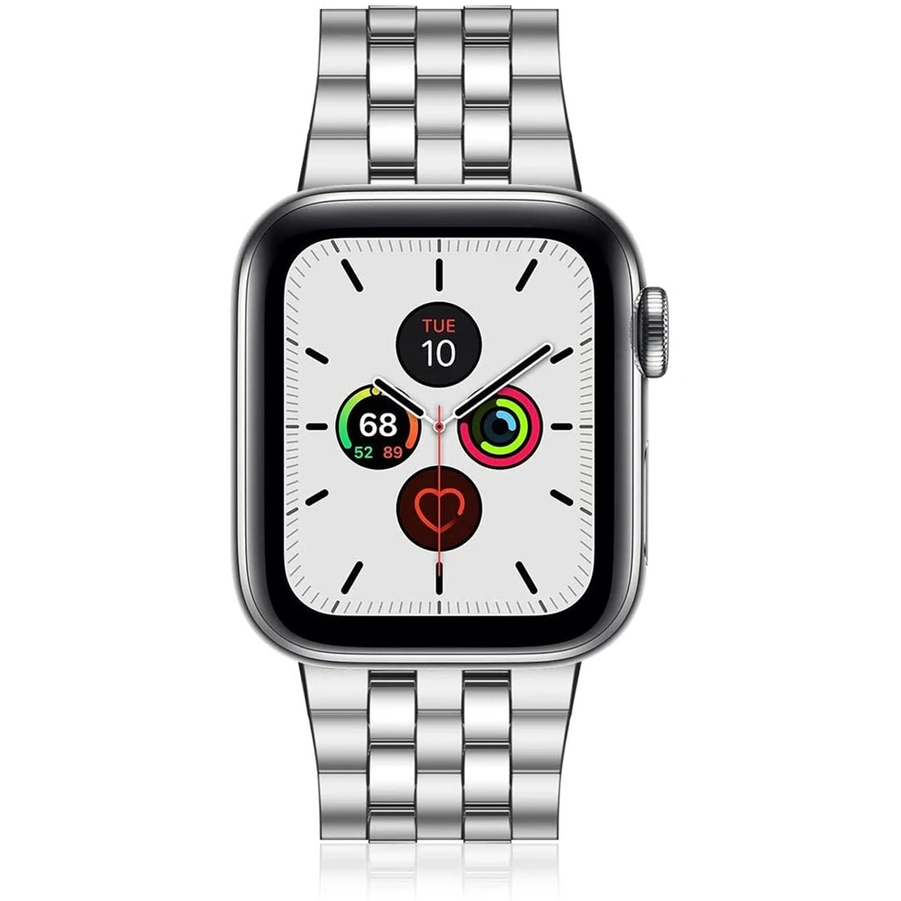 

Link Bracelet for 2019 Apple Watch 5 44mm 40mm band Solid Stainless Steel Metal for iwatch strap 4 3 2 correa 42mm 38mm pulseira