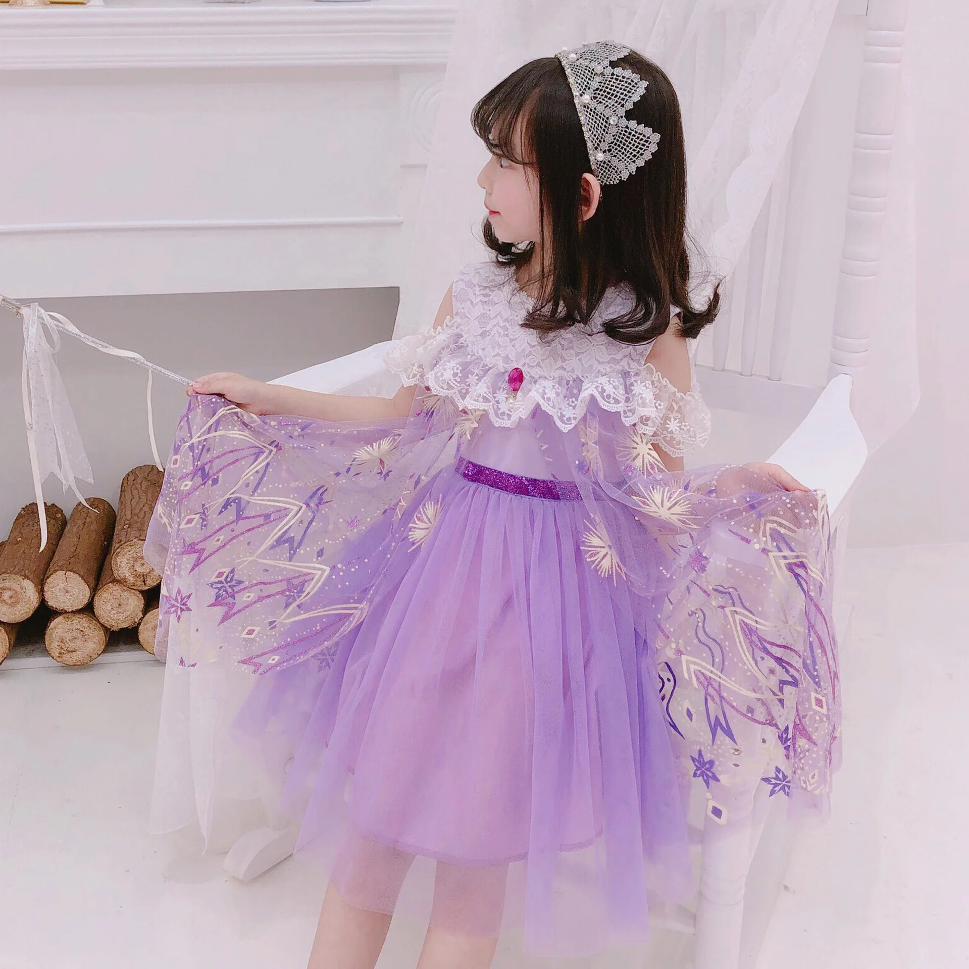 

Sequins Dresses for Girl Christmas Dress Up Birthday Clothes for Girl Baptism Fancy Party Outfit Kids Princess Costume for Kids