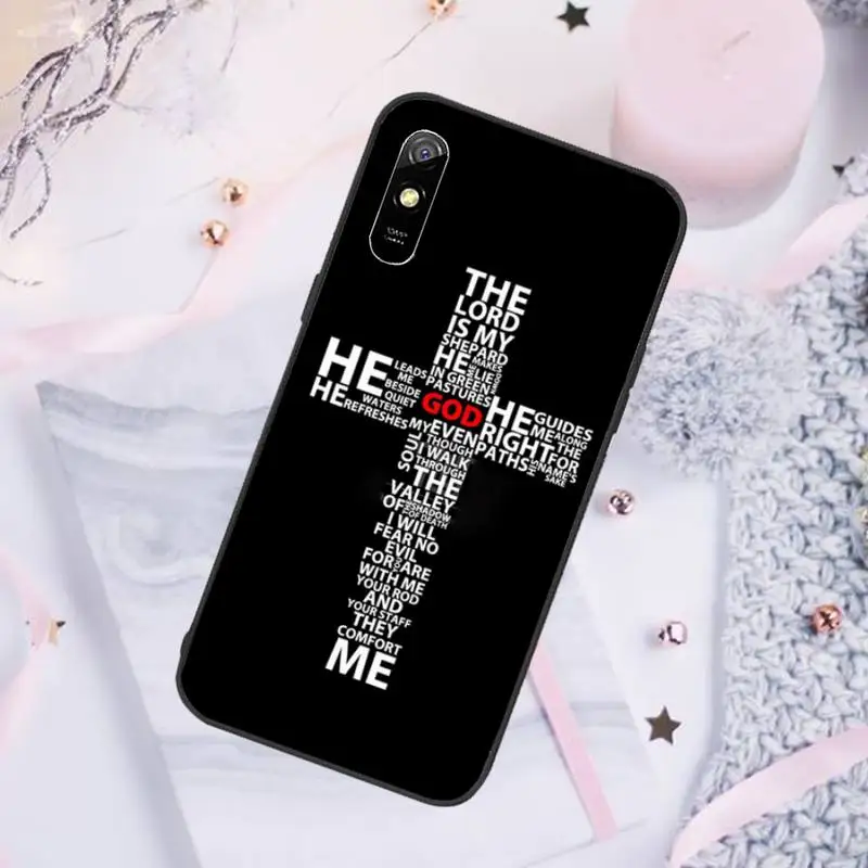 

Jesus Christ Cross Phone Case For Xiaomi Mi Redmi Note 7 8 9 pro 8T 9T 9S 9A 10 Lite pro