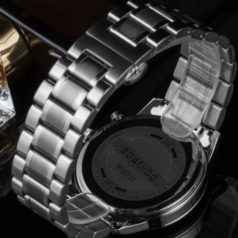 Часы BOAMIGO мужские спортивные механические водонепроницаемые|Кварцевые часы| |
