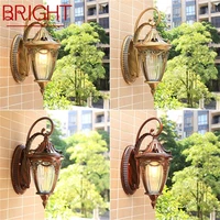 bright outdoor wall lamp classical light retro led sconces waterproof for home decoration