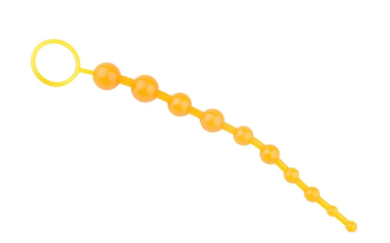 YUECHAO силиконовая Анальная игрушка цветная Желейная бусина Женская анальная