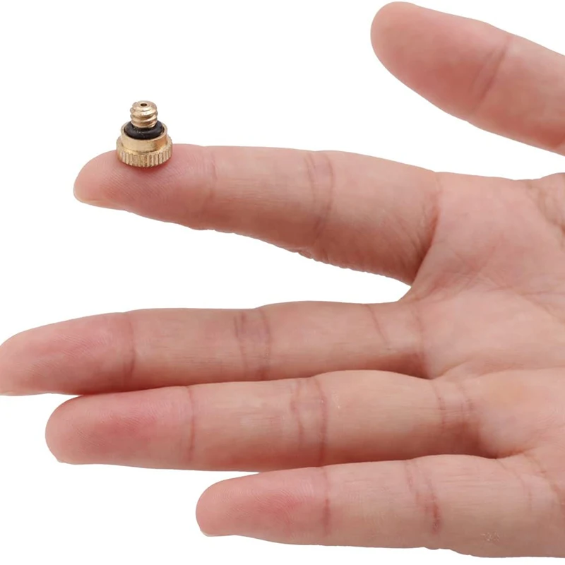 

0.m Brass Atomizing Nozzle, Used in the Garden Patio Lawn Dust Cooling System, 10/24 UNC (50 Pcs)