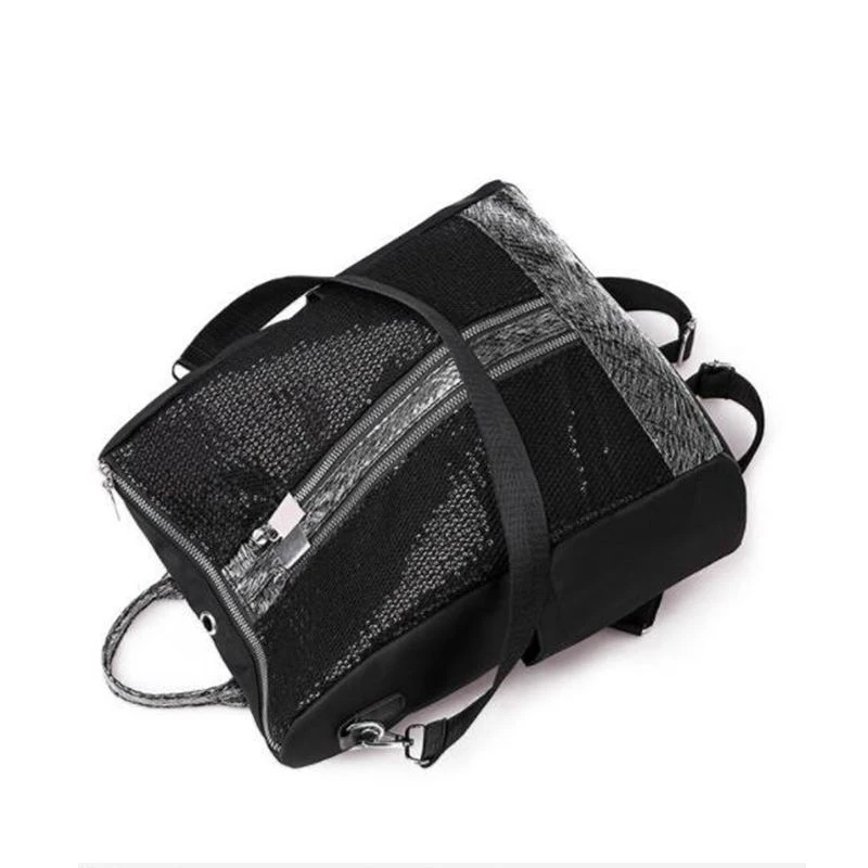 Повседневный женский рюкзак для женщин высококачественные глянцевые сумки на