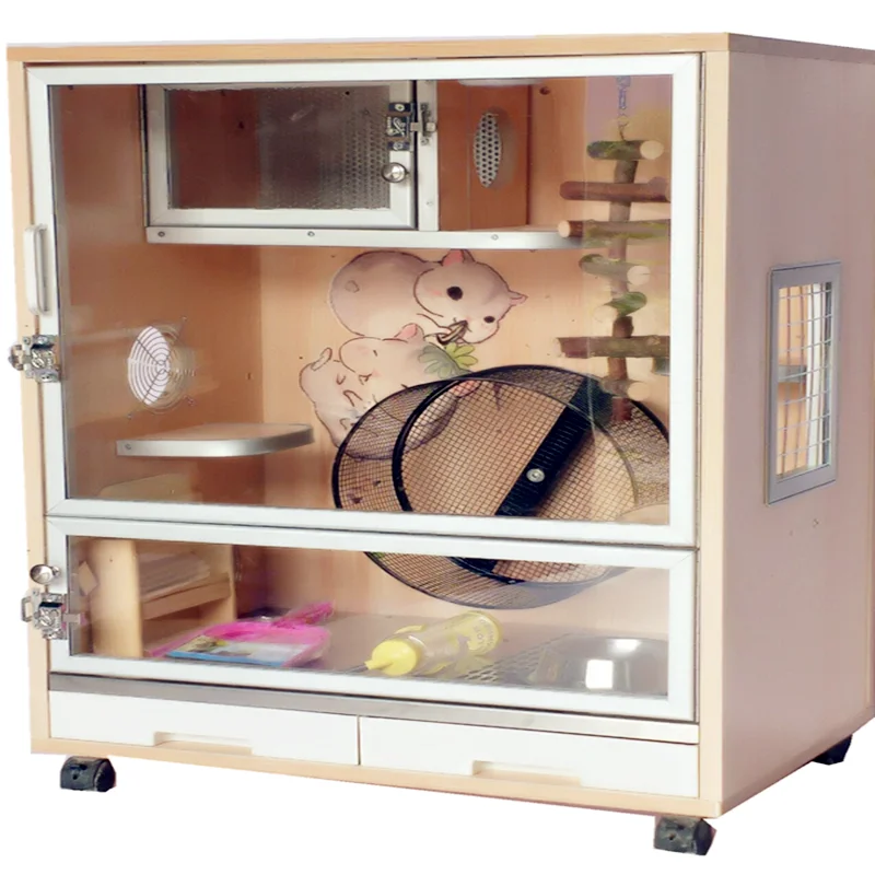 Шкаф Totoro клетка из массива дерева экологическая доска вилла животные свидание