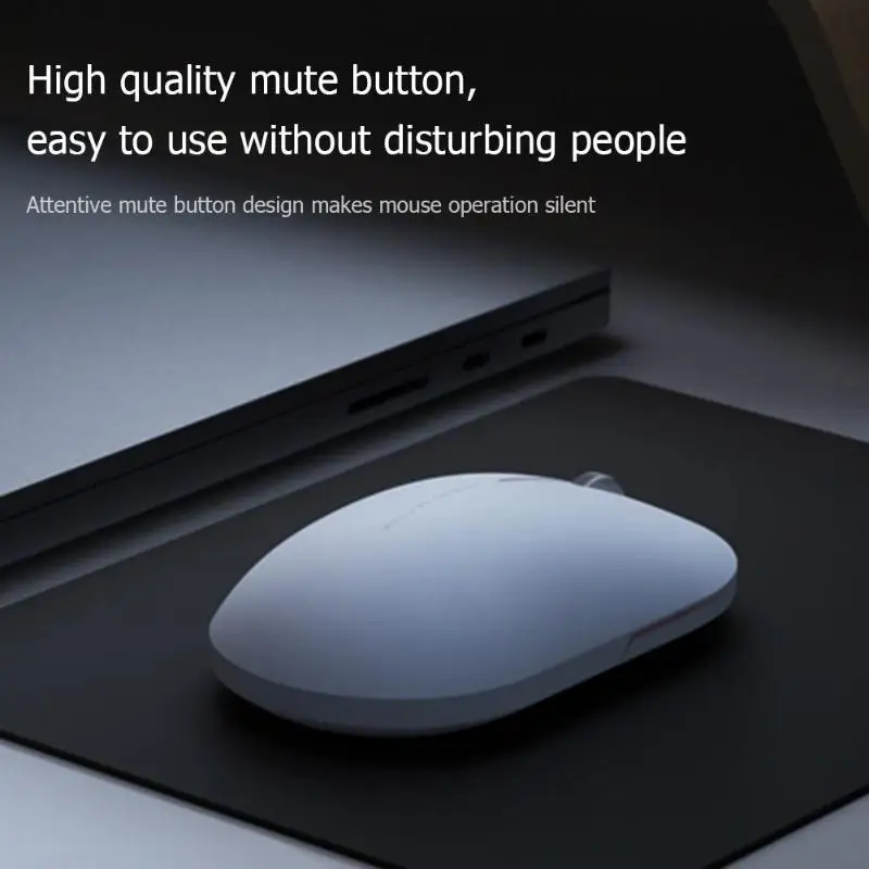 

Original Xiaomi Mi Wireless Mouse 2 Portable Game Mice 1000DPI 2.4GHz WiFi Link Optical Mouse Mini Portable Mouse for Work Study