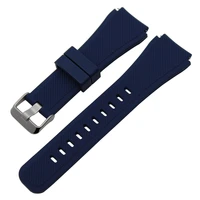 quick release silicone rubber watchband for fossil q founder wander crewmaster grant marshal explorist watch band wrist strap