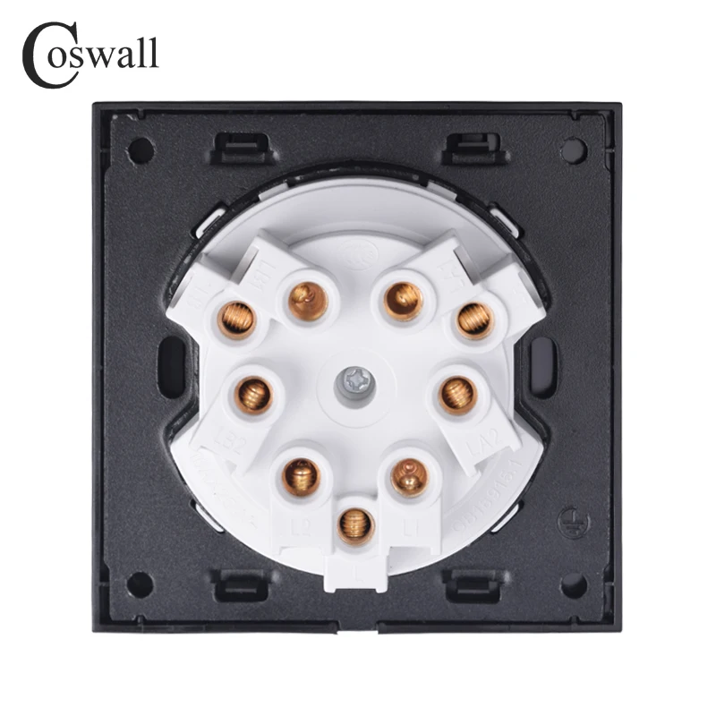 Настенный светильник ель света Coswall переключатель из стекла с 3 клавишами 2 режима