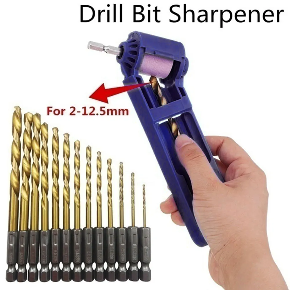 Portable Twist Drill Grinder Grinding Tools Water Mill Abrasive Polish Electric | Инструменты