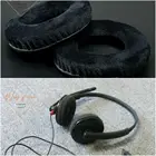 Толстые велюровые бархатные амбушюры для Plantronics Blackwire C320-M наушники идеального качества, не дешевая версия