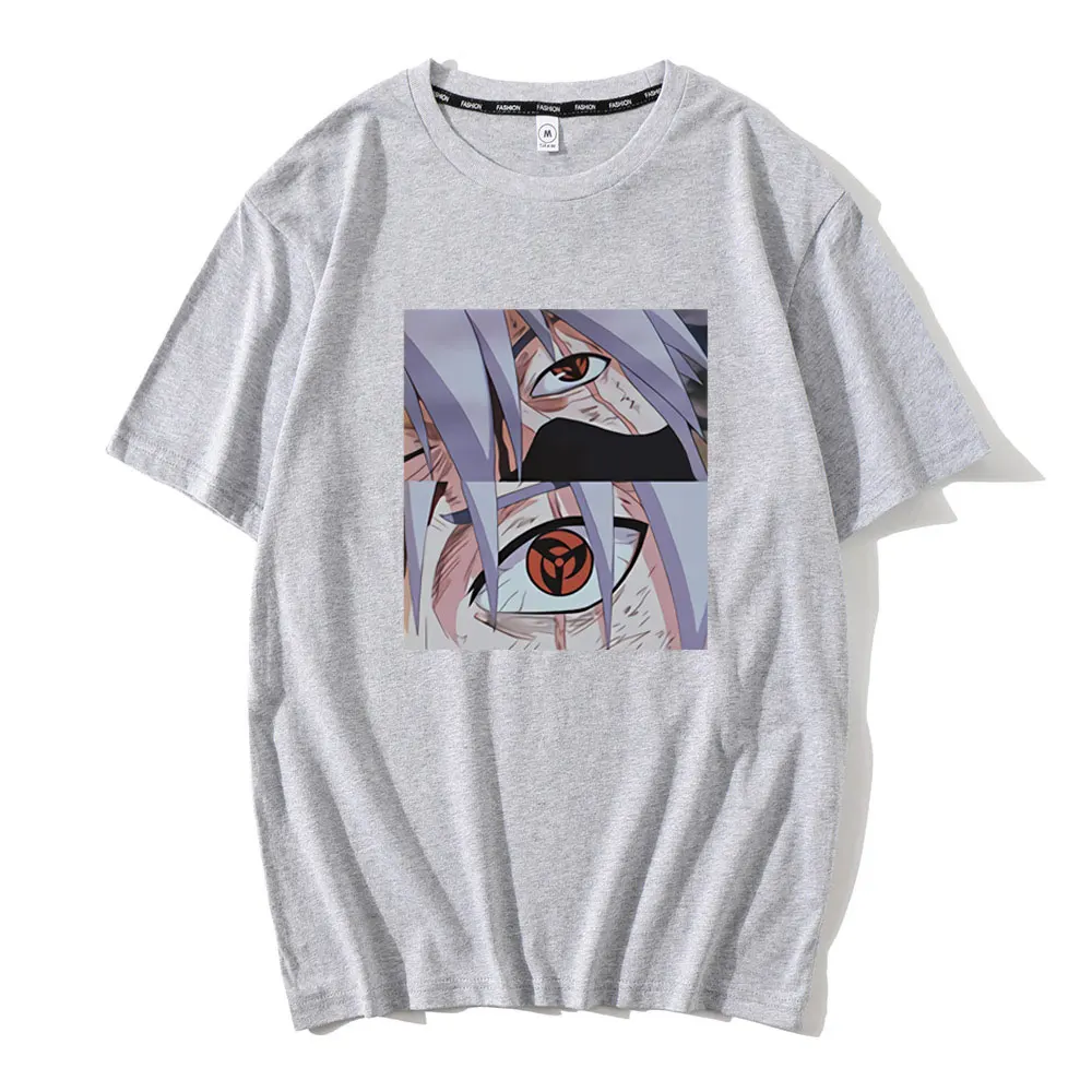 

2020 Summer Short Sleeve Naruto T Shirt for Men Clothing 90s Streetwear Cool Cotton Tops for Women Anime Tee Shirt Harajuku Top