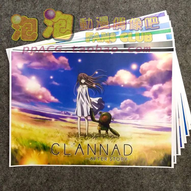 

8Pcs Clannad Picture Posters Figures Poster 42x29cm Toys for Wall Home Decoration Kids Adult Gift