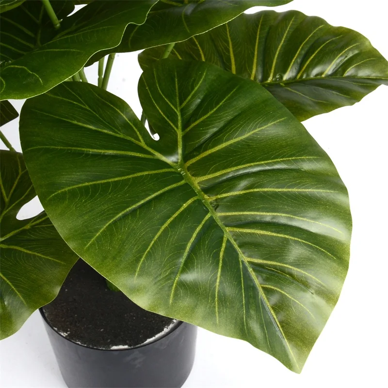 1 букет/12 листьев Искусственные пластиковые листья редиса зеленое растение для