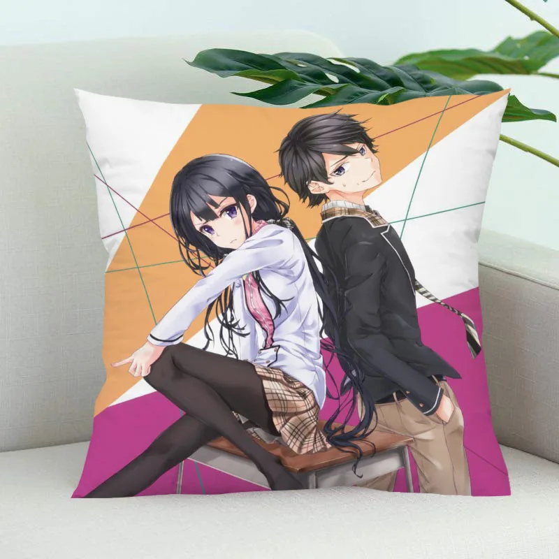 

Наволочка для подушки Masamune-kun's Vengeance, квадратная мягкая сатиновая наволочка для спальни