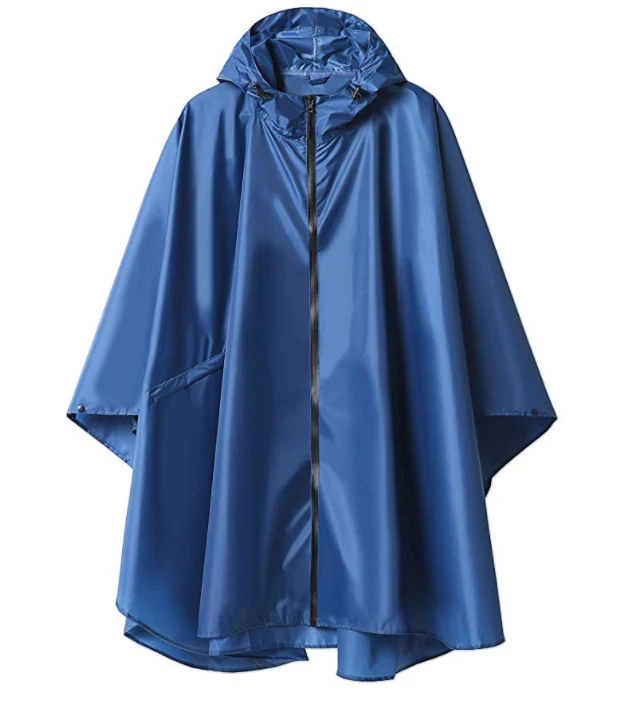 Blue Черный плащ, модный стиль, с капюшоном, для женщин и мужчин, унисекс, плащ, для улицы, дождевик, пончо, водонепроницаемый, дождевик, 3 вида цветов, дождевик - Цвет: Blue