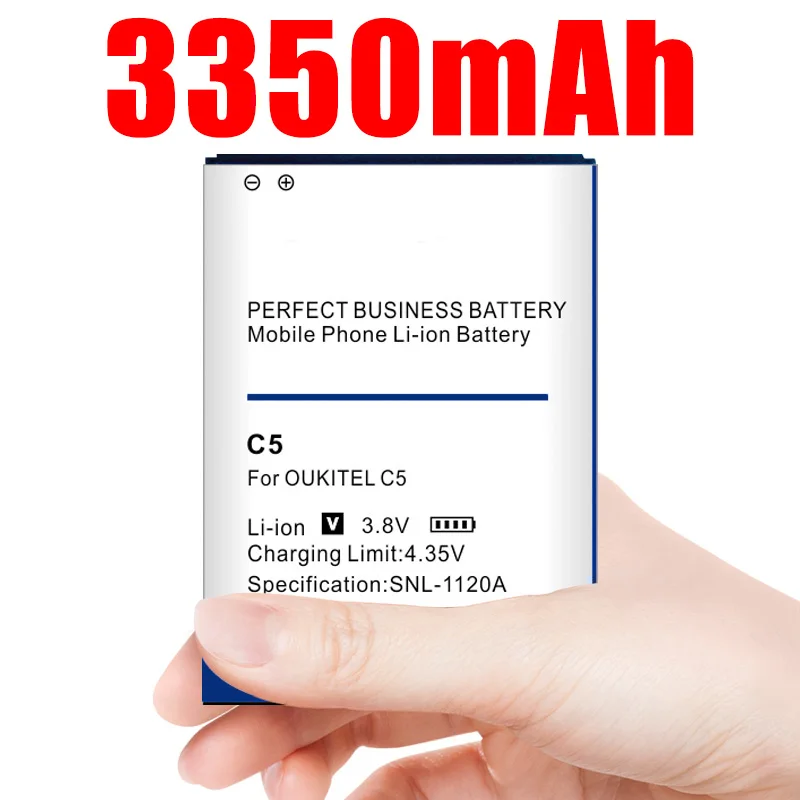 Аккумулятор 3350 мАч для OUKITEL C5 батареи Pro высокое качество|Аккумуляторы мобильных
