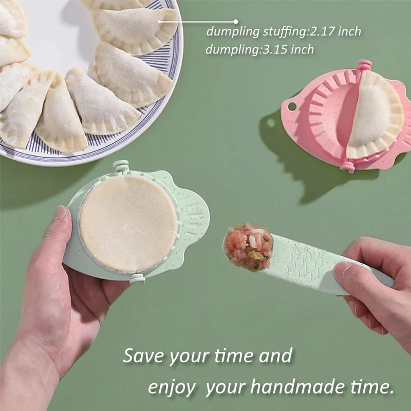 Кухонный DIY инструмент для изготовления пельменей из пшеничной соломы Jiaozi Pierogi