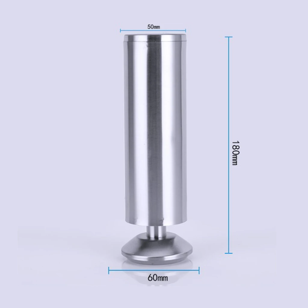 180mm 1 шт. регулируемые ножки для дивана из нержавеющей стали запасные ножки для мебели ножки для дивана кровать стул стол - Цвет: 180mm