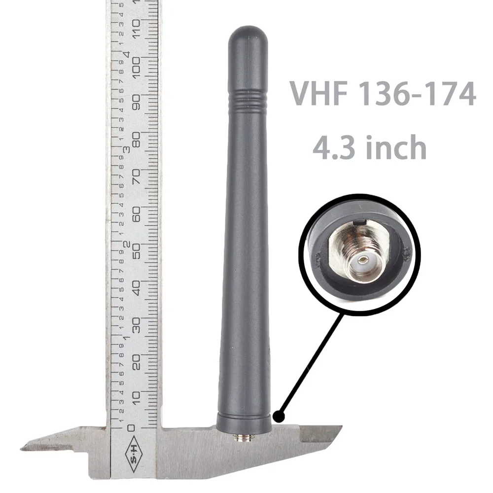 5PCS KRA-22 VHF Helical Antennas For  TK2160 TK2202 TK2212 TK2300 TK290 TK2302 TK2312 TK5210 NX200 Portable Radio