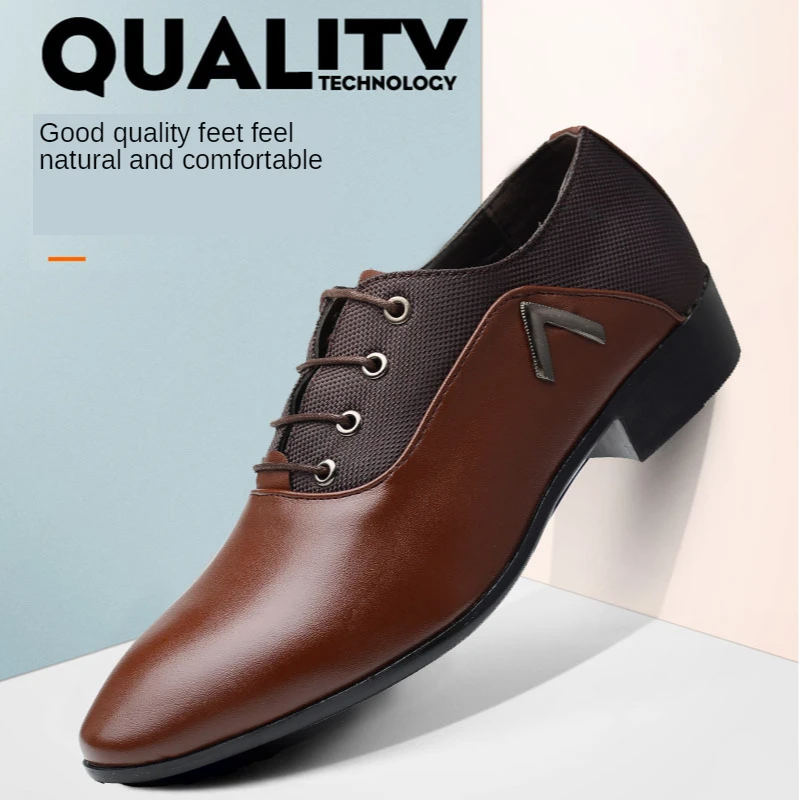 

Business Luxury OXford Shoes Men Light Leather Shoes Rubber Formal Dress Shoes Male Office Party Wedding Shoes Mocassins