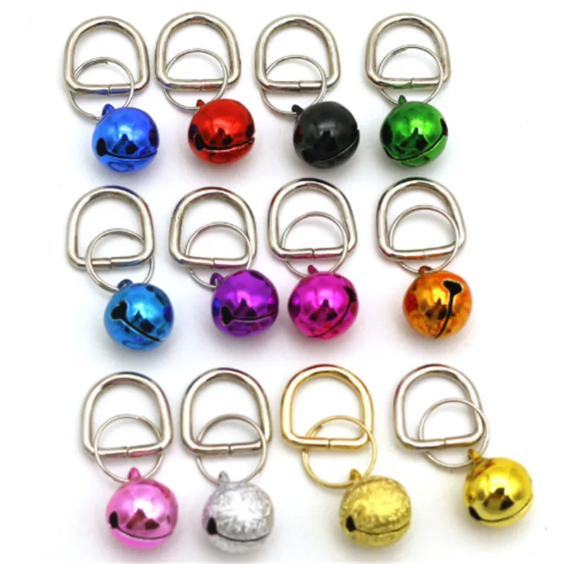 5 шт. разноцветные металлические колокольчики с кольцом пряжкой|Аксессуары для