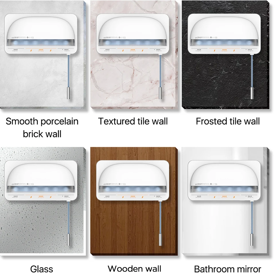 

Oclean S1 Smart UVC Toothbrush Sterilizer Wall Mounted Holder Rack Help To Sterilize Toothbrush Remove Bacteria New For Home