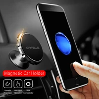 luxury universal magnetic holder for phone in car phone holder stand aluminum alloy universal car mobile phone holder stand