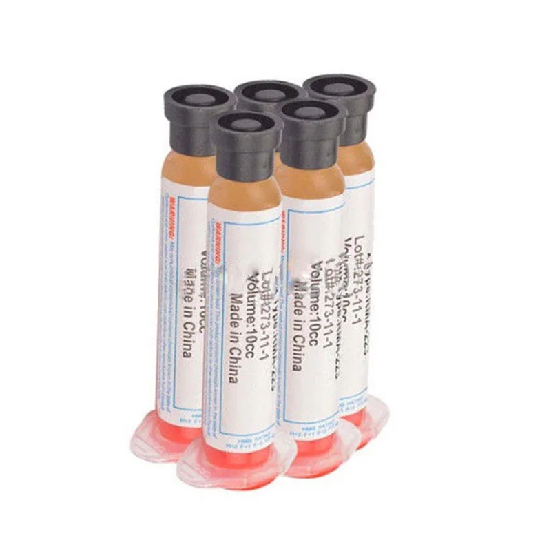 5 шт./компл. слабых кислот SMD паяльная паста флюсовая SMT IC 10cc RMA 223 ремонт