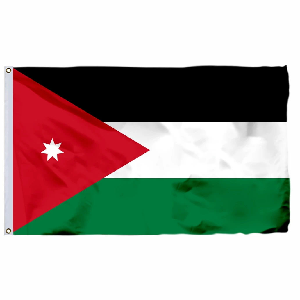Гашимитское Королевство Иордании Национальный флаг 120x180 см полиэстер большие